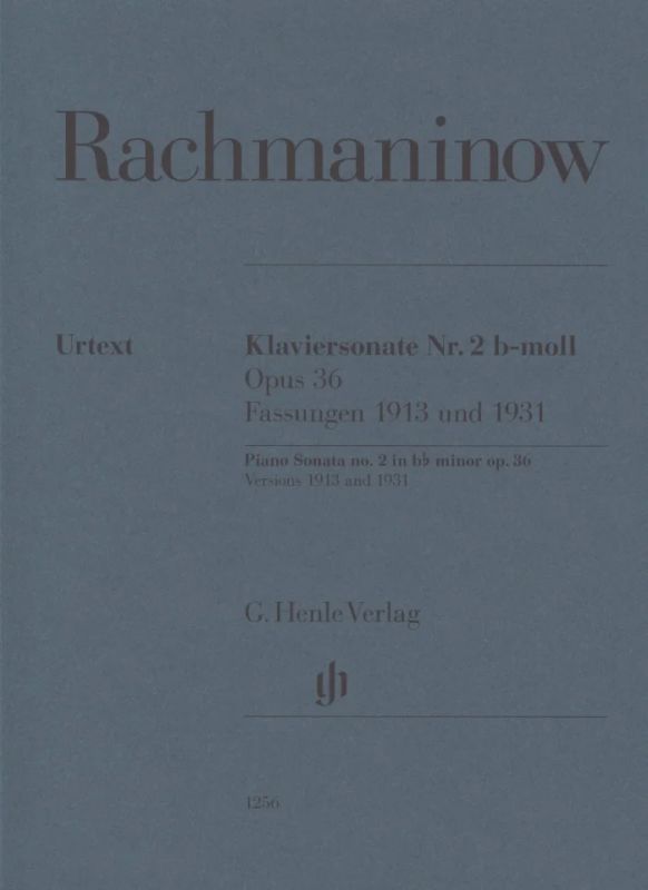 Sergei Rachmaninoff - Piano Sonata no. 2 b flat minor op. 36