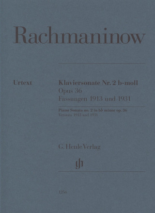 Sergueï Rachmaninov - Sonate pour piano n° 2 en si bémol mineur op. 36
