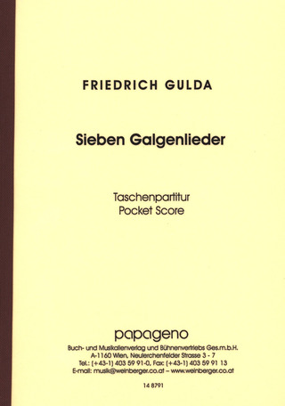 Friedrich Gulda - Sieben Galgenlieder