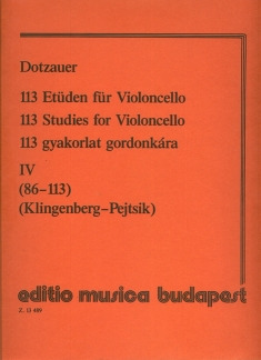 Friedrich Dotzauer: 113 Etüden 4