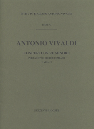 Antonio Vivaldi - Concerto d-moll F 8/5 RV 481
