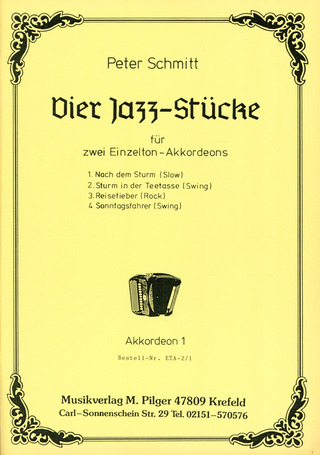 Peter Schmitt - 4 Jazz Stücke