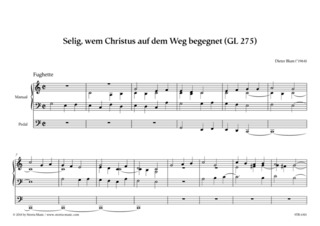 Dieter Blum: Selig, wem Christus auf dem Weg begegnet (GL 275)