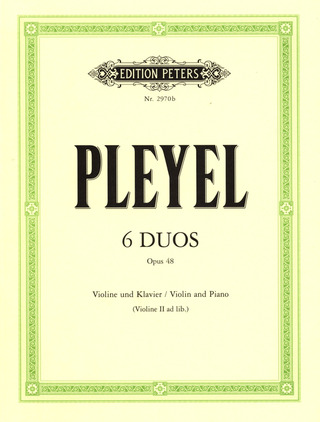 Ignaz Josef Pleyel - 6 Duos op. 48