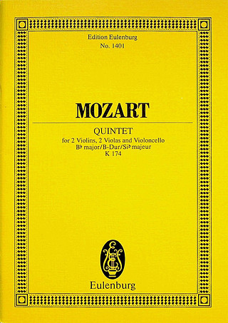 Wolfgang Amadeus Mozart - String Quintet Bb major K 174