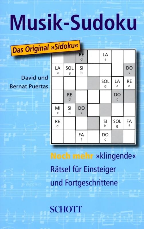 Puertas, David / Puertas, Bernat - Musik-Sudoku