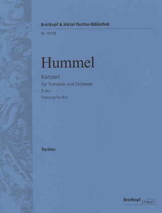 Johann Nepomuk Hummel: Trompetenkonzert (Fassung Es-dur) E-Dur