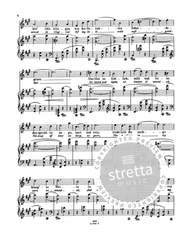 Richard Strauss - Fünf Lieder nach Gedichten von Otto Julius Bierbaum und Karl Henckell A-Dur op. 48/2 (1900) (2)