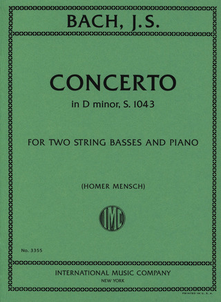 Johann Sebastian Bach - Concerto in D minor BWV 1043