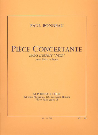 Paul Bonneau - Piece Concertante Dans LEsprit Jazz