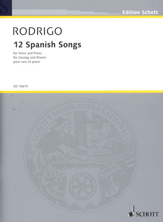 Joaquín Rodrigo - 12 Spanish Songs