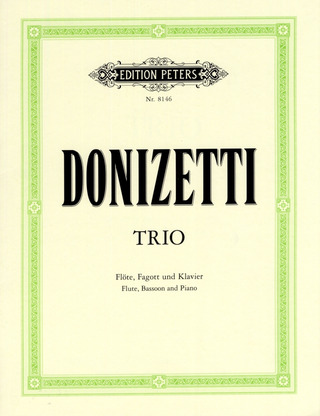 Gaetano Donizetti - Trio für Flöte, Fagott und Klavier F-Dur