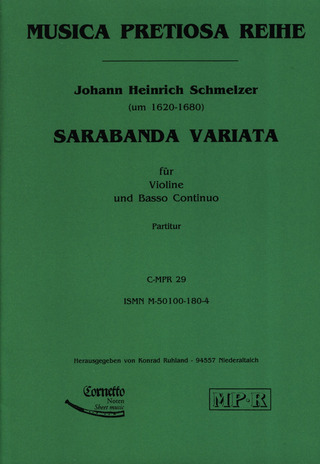 Johann Heinrich Schmelzer - Sarabanda variata für Violine, Baßinstrument und Basso continuo