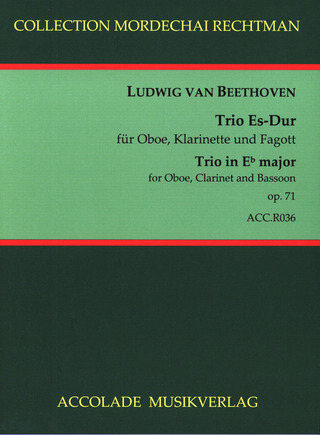 Ludwig van Beethoven: Trio für Oboe, Klarinette und Fagott Es-Dur op. 71