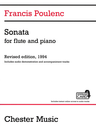 Francis Poulenc - Sonata for flute and piano (Audio Edition)