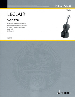 Jean-Marie Leclair - Sonata D-Dur op. 9/3