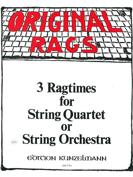 3 Ragtimes für Streichquartett, Heft 1 (leicht)