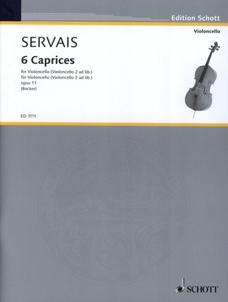 Adrien-François Servais - 6 Caprices op. 11