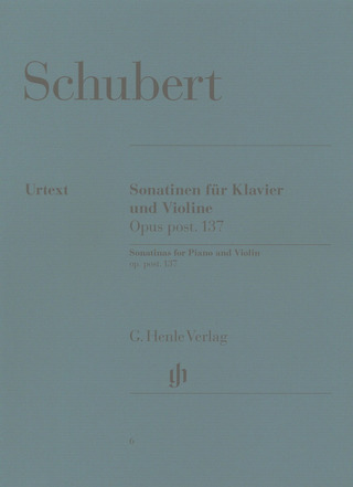 Franz Schubert - Sonatinen für Klavier und Violine op. post. 137
