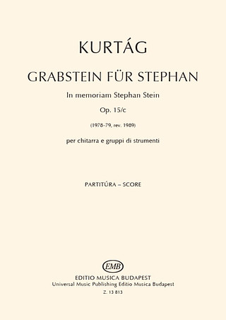 György Kurtág - Grabstein für Stephan op. 15c