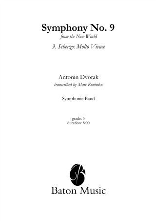 Antonín Dvořák - Symphony nr. 9 E minor (3. Scherzo: Molto Vivace)