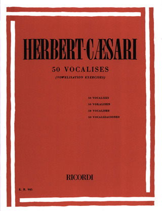 Herbert Caesari Edgar - 50 Vocalises (Vowelisation Exercises)