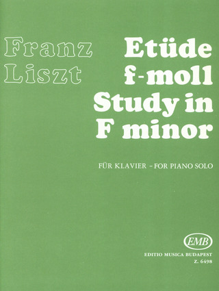 Franz Liszt - Study in F minor