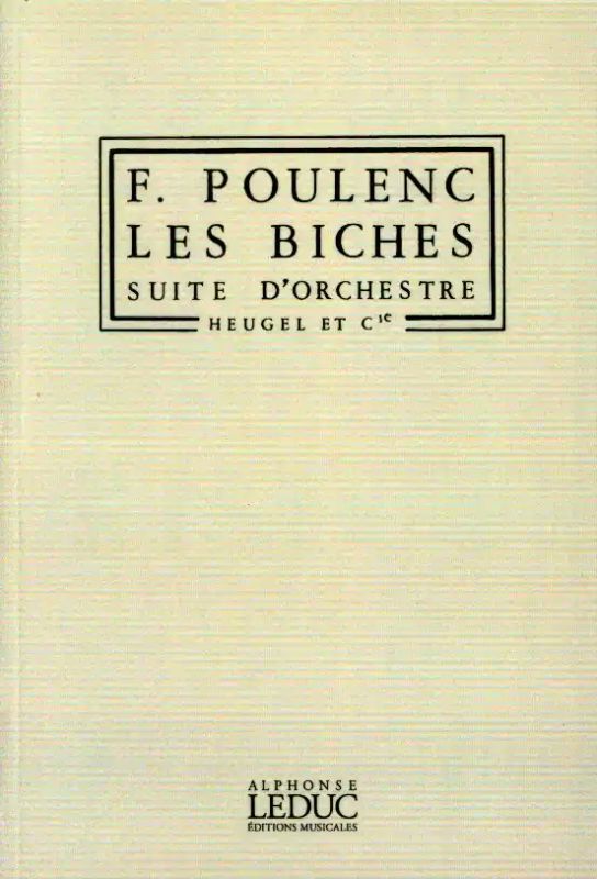 Francis Poulenc - Les Biches