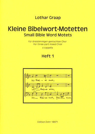 Lothar Graap - Small Bible Word Motets 1