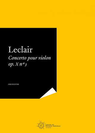 Jean-Marie Leclair - Concerto pour violon op. 10/3