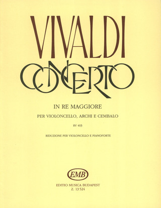 Antonio Vivaldi - Concerto re maggiore RV 403