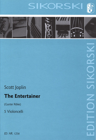 Scott Joplin - The Entertainer für 5 Violoncelli