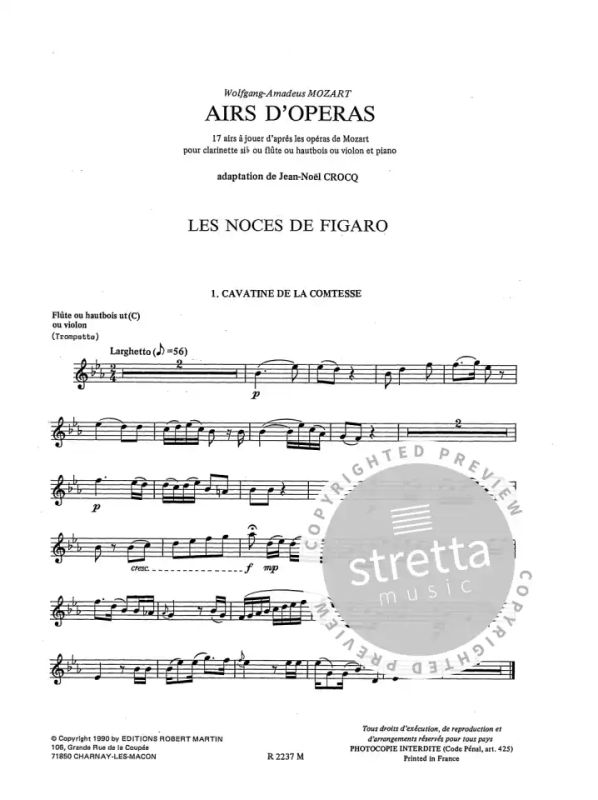 Wolfgang Amadeus Mozart - Airs d’opéras (4)