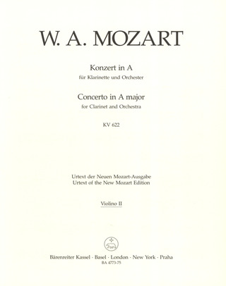 Wolfgang Amadeus Mozart - Concerto in A major K. 622