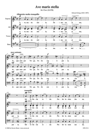 Edvard Grieg - Ave maris stella