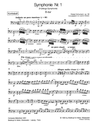 Robert Schumann: Symphonie Nr. 1 B-Dur op. 38 "Frühlings-Symphonie (Spring Symphony)"