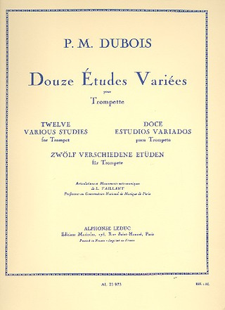 Pierre-Max Dubois - 12 Various Studies