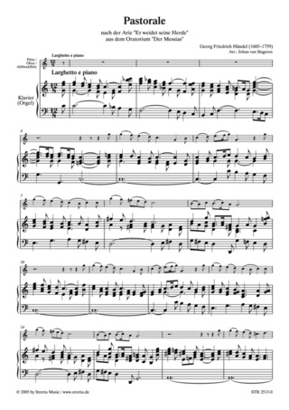 Georg Friedrich Händel: Pastorale