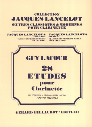 Guy Lacour - 28 Etudes Sur Les Modes
