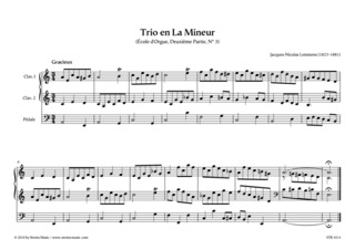 Jacques-Nicolas Lemmens - Trio a-Moll