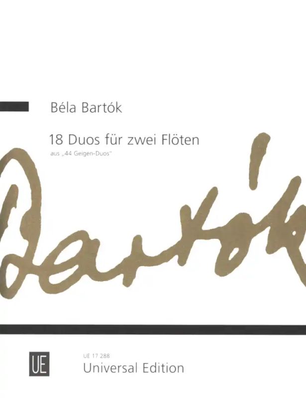 Béla Bartók - 18 Duos