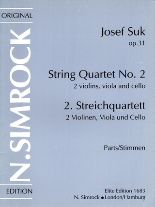 Josef Suk - String Quartet No. 2 op. 31