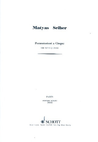 Mátyás Seiber: Permutazioni a cinque (1958)