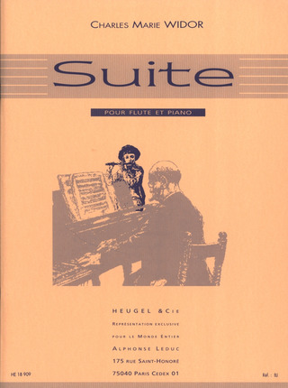 Charles-Marie Widor - Suite pour flûte et piano, op. 34