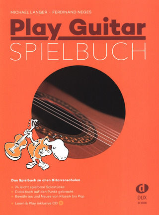 Play Guitar Together von Michael Langer DUX Verlag mit CD und Musik-Bleistift 