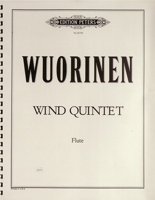 Charles Wuorinen - Wind Quintet
