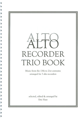 Alto Recorder Trio Book