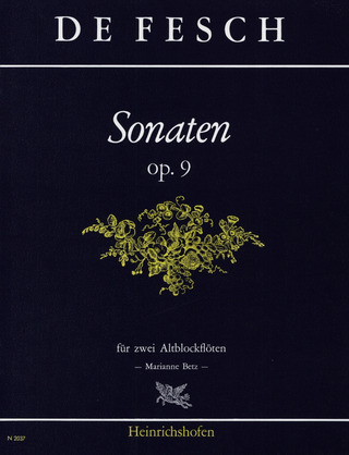 Willem de Fesch - 6 Sonaten op. 9, 1 - 6