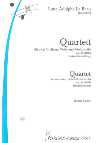 Luise Adolpha Le Beau - Quartett op 34 (1885)