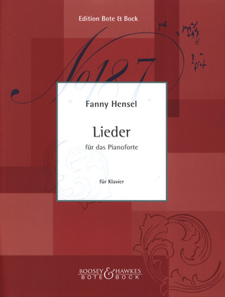 Fanny Hensel - Lieder für das Pianoforte